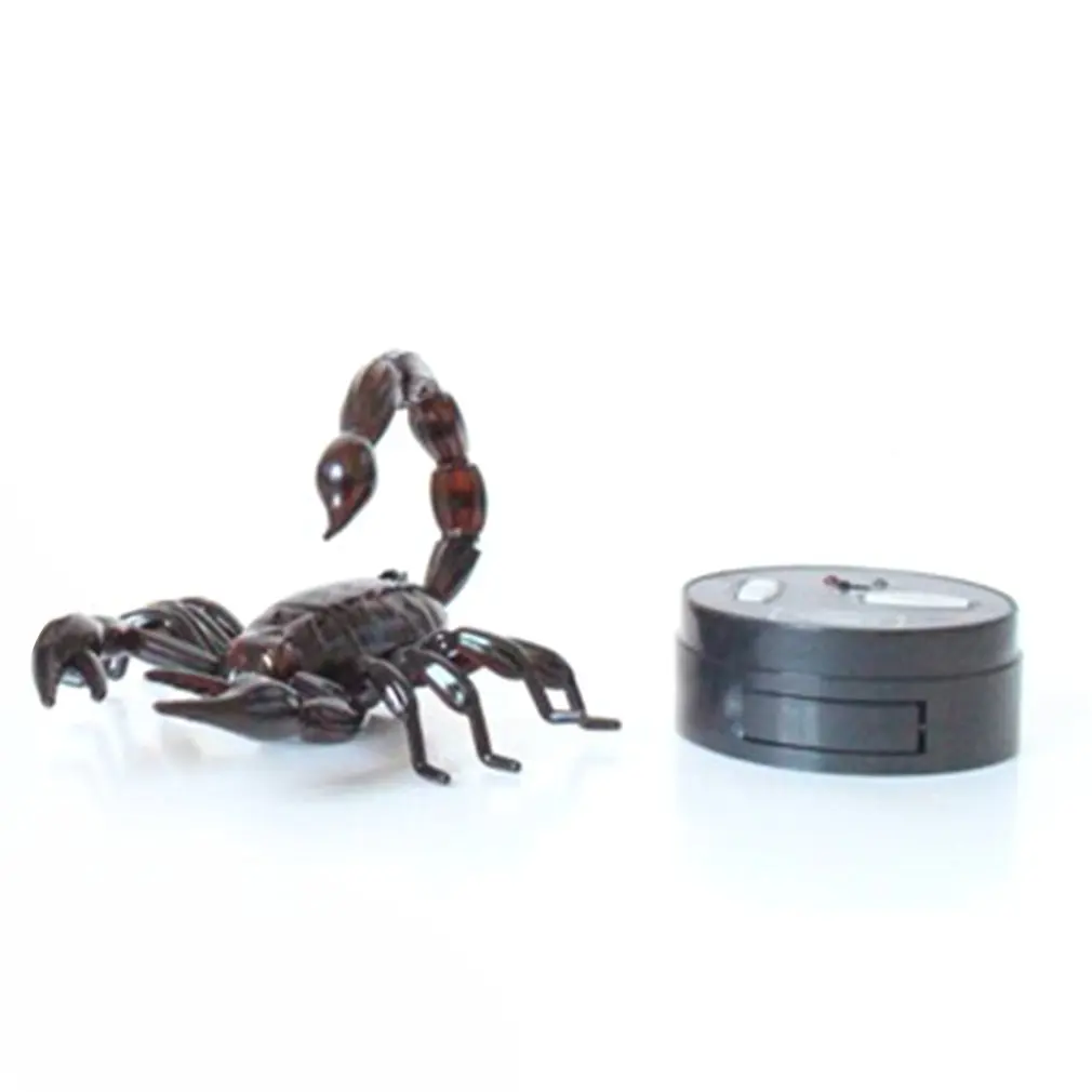 Инфракрасный пульт дистанционного управления Реалистичная подделка макет скорпиона с 360'Rotation RC розыгрыши насекомых жуков для шутки страшилка игрушка малыш