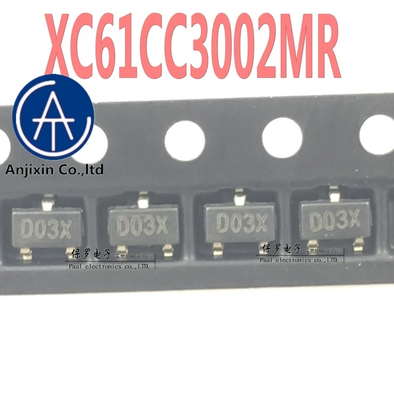 

10 шт., 100% оригинальный новый чип регулятора напряжения XC61CC3002MR XC61CC3002, Шелковый экран D03X SOT-23, в наличии