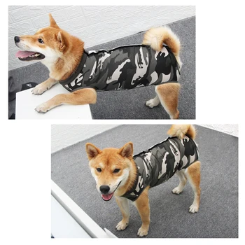 

Cute Dog Recovery Suit Puppy Care Suit Clothing Anti Licking Wounds Post Operative Healing Clothes S/M/L/XL/XXL
