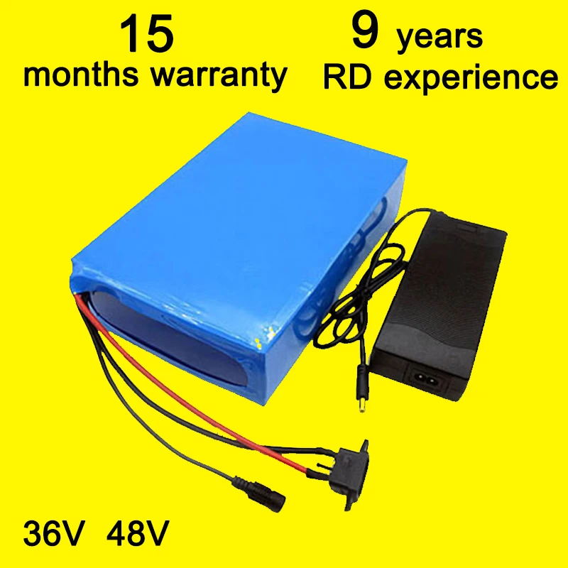 36V 48V 8Ah 10Ah 12Ah 15Ah 20Ah 30Ah Электрический велосипед Батарея E Scooter аккумулятор литиионый