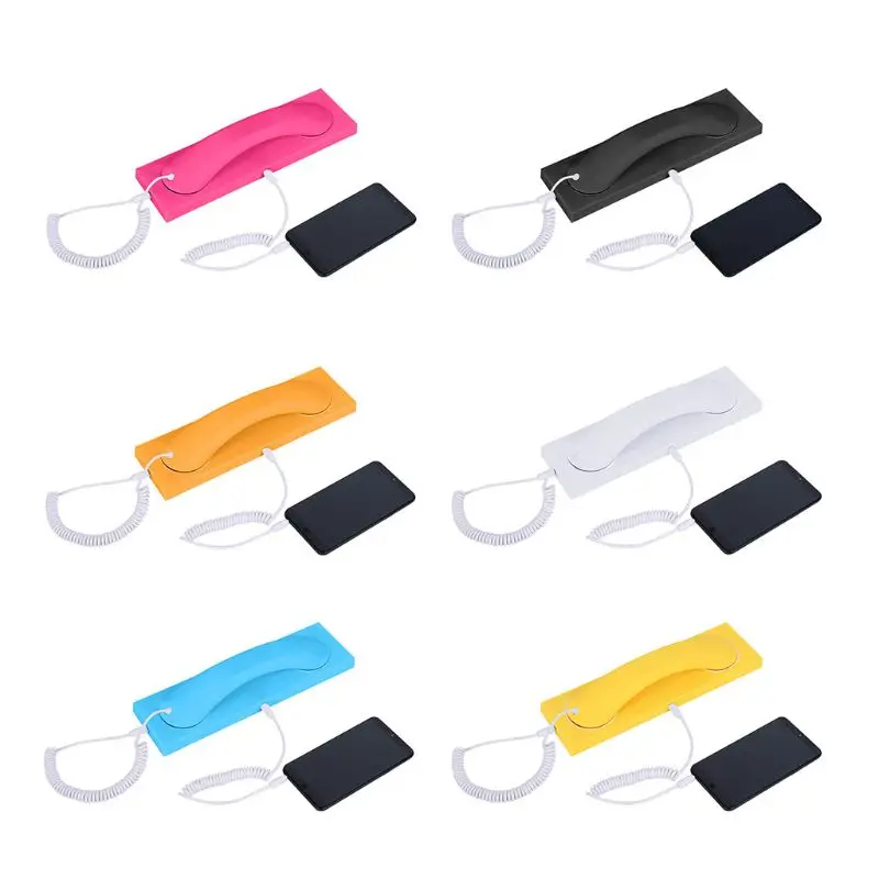 

Retro Phone Handset Headset 3.5MM PC Comtuper Microphone with Base for Cellphone A5YA