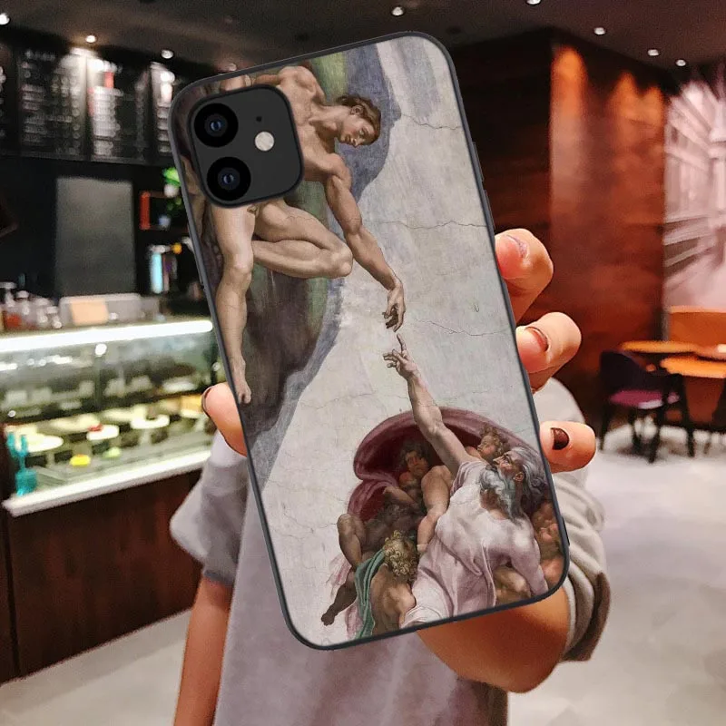 Мягкий чехол Michelangelo для iphone 11 Pro MAX Райский ангел, чехол для iphone X XR Xs Max 6 6S 7 8 Plus - Цвет: TPU