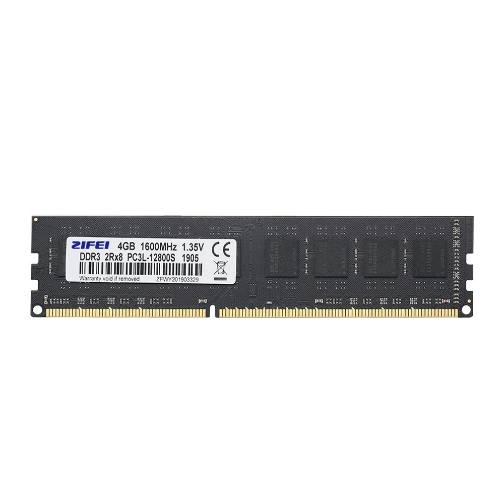 ZiFei оперативная Память DDR3L 8 ГБ 4 ГБ 1600 МГц 1333 МГц 1066 МГц 240Pin LO-DIMM полностью совместима с настольным компьютером