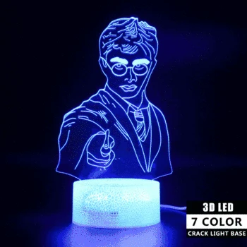 

Harry Lamp Remote Control 3d Table Lamp Touch Led Light Kids Bedroom Decoration Night Light
