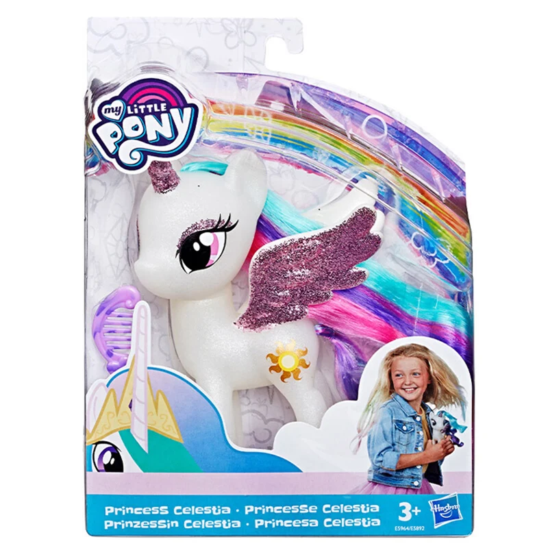 15 см игрушки My Little Pony королевская принцесса Луна Принцесса Селестия блестки ПВХ фигурка Коллекционная модель куклы