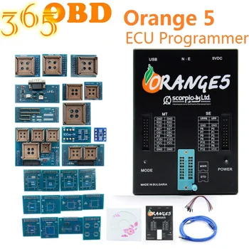 

OBD2 Orange5 Programmer Diagnostic tool with Full Adapter orange5 ECU programmer Diagnostic Tools Orange 5 car accessories