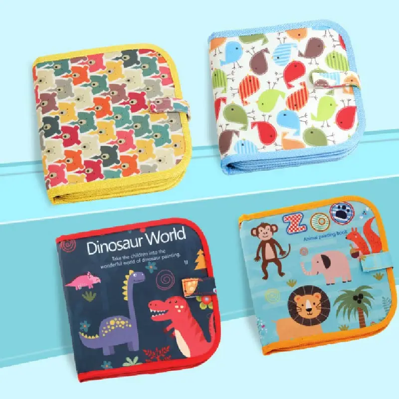 

Portable Soft Chalk Board Drawing Book Magic Pen Painting Coloring Book DIY Blackboard Painting Drawing Board Kids Toys 12 Pens