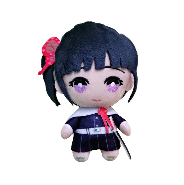 15cm Japan Anime Demon Slayer Tomioka Giyu Kamado Tanjirou Kamado Nezuko Agatsuma Zenitsu Plush Toys Doll Peluche Women Gift E