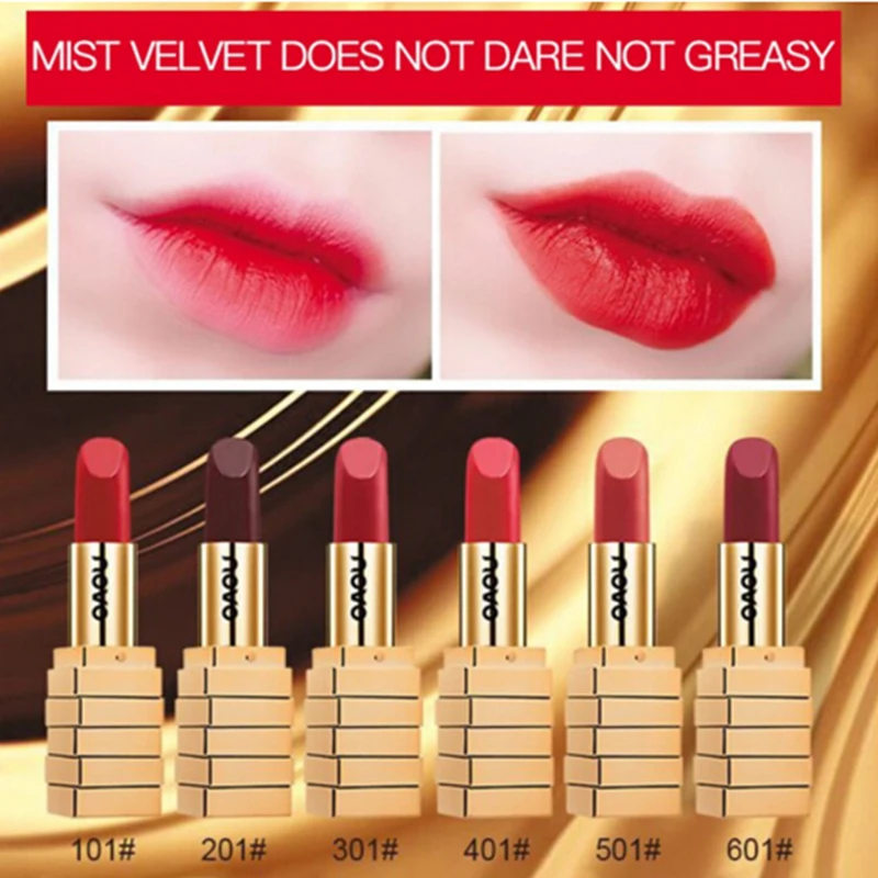 cosmetic waterproof makeup New Matte Moisuturizer high pigment lipstick sexy beauty lips for lady |