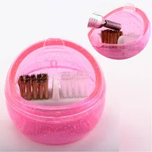 Маникюрный дизайн ногтей сверло щетка для очистки коробка Шлифовальная головка щетка для чистки ногтей инструменты для дизайна ногтей