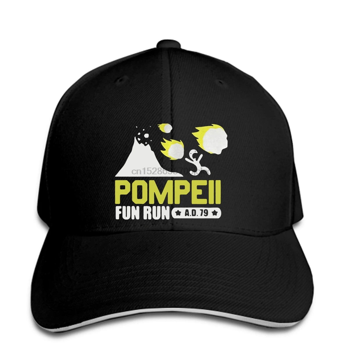 Pompeii Fun Run бейсболка Красная Мужская бейсболка с изображением героев мультфильма Мужская Унисекс Новая модная бейсболка забавная бейсболка