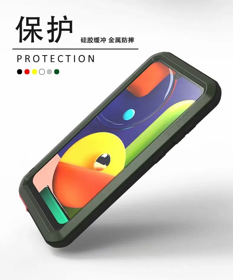 LOVE MEI металлический водонепроницаемый чехол для samsung Galaxy A50S A50 противоударный чехол для A50 A50S Чехол+ пленка Gorilla glass
