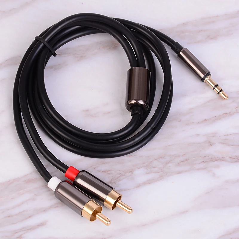 1PCS Earpiece for Earphone Headphone 3.5mm 1 To 2 Dual Y Audio Headset Jack Splitter Share Cable Adapter Golden Connector | Электроника