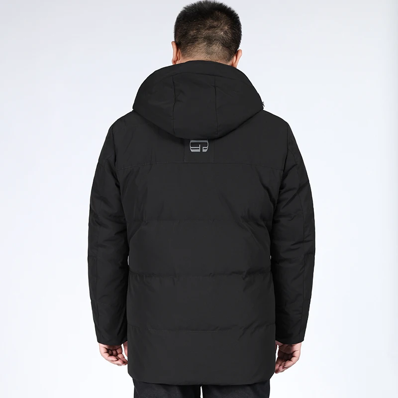 10XL 8XL duck dow n Куртка мужская короткая теплая Толстая качественная на молнии с капюшоном Dow n пальто Мужское пальто куртки зимние мужские Dow n куртка