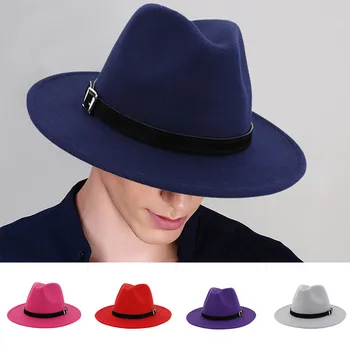 

Men & Women Vintage Wide Hat with Belt Buckle Adjustable Outbacks Hats New Accessories Fashion 2019 Item Festival Cap