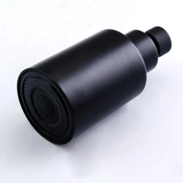 Bathroom Solid Brass High Pressure Small Matte Black Rain Shower Head Wall Mounted ABS Chrome Adjustable Bath Top Spray Shower A1
