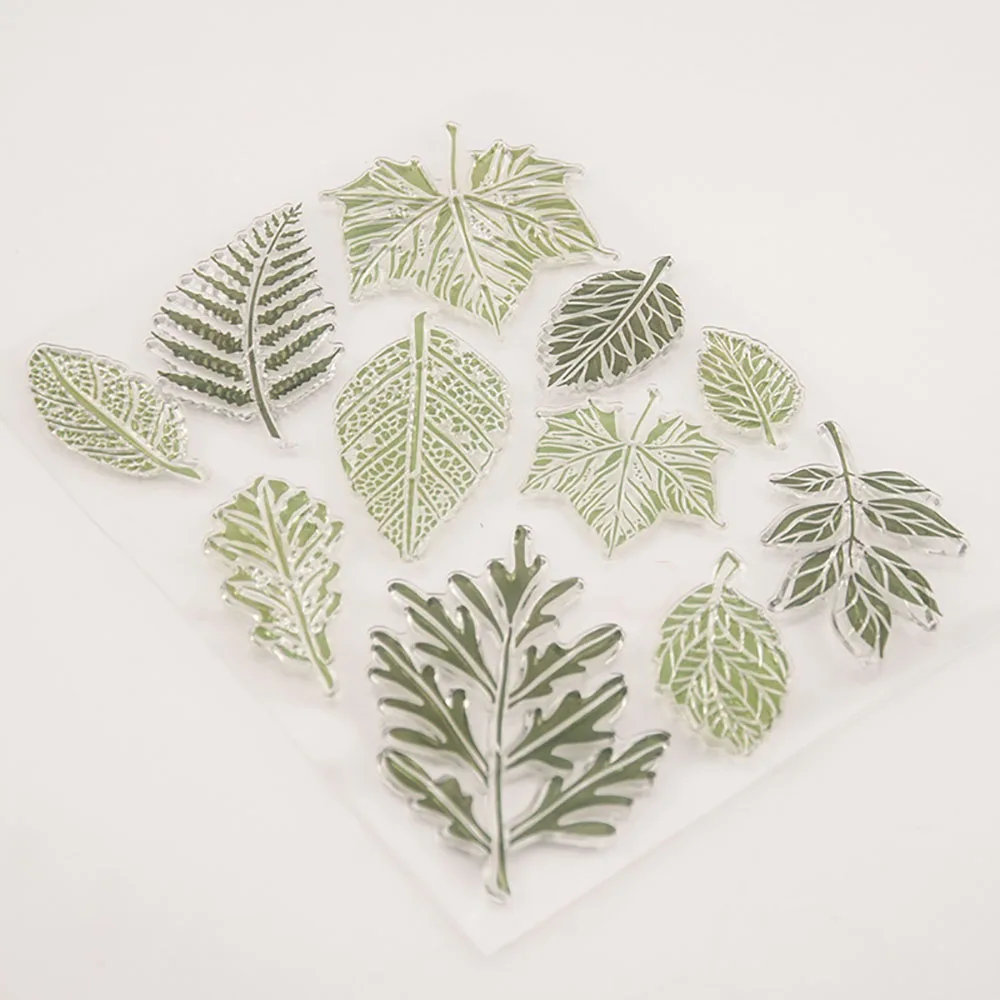 Lychee Life Leaf прозрачные резиновые штампы завод Скрапбукинг прозрачные штампы DIY ясный штамп для скрапбукинга открытки в альбом ремесло