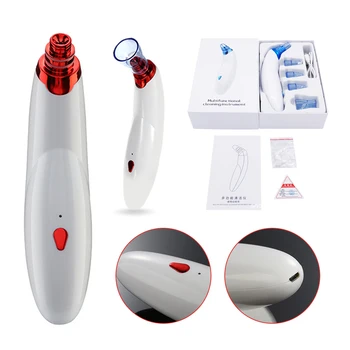 

Electric Blackhead Remover Face Deep Nose Cleaner T Zone Pore Facial Multi-Function Beauty Clean Skin Tool 4 Color With USB plug