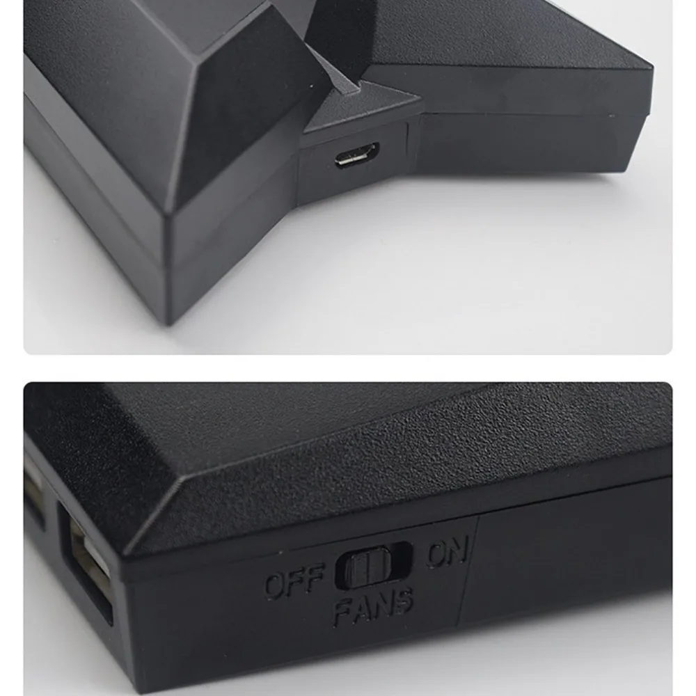 Для PS4/PS4 ТОНКАЯ вертикальная подставка с охлаждающим вентилятором двойной контроллер зарядное устройство зарядная станция для SONY Playstation 4 кулер