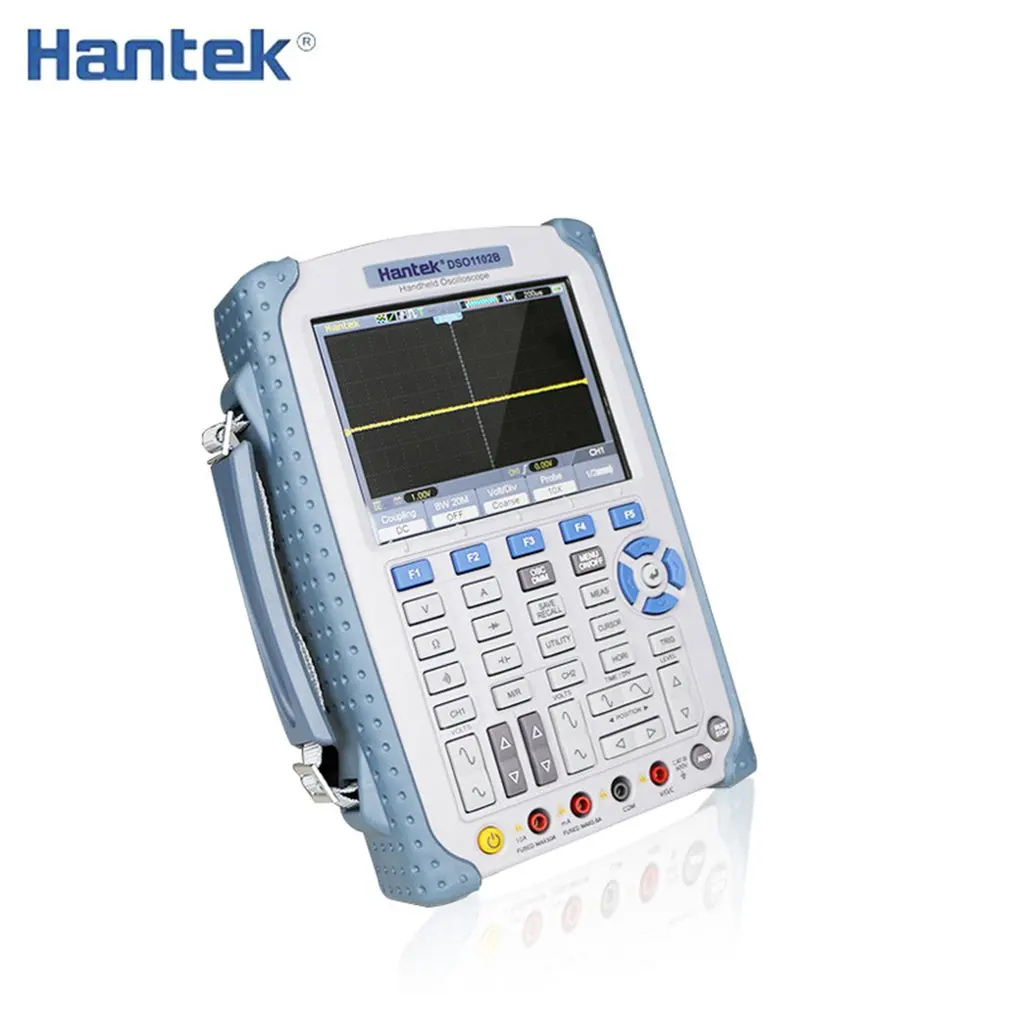 Hantek DSO1202B 200 МГц Ручной цифровой осциллограф 2 канала 1GSa/s Osciloscopio с 6000 мультиметр