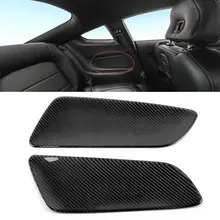 Carbon Fiber Rear Car Door Panel Interior Decoration Fit for Ford Mustang Left Drive Auto Accessories