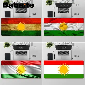 

Babaite High Quality Kurdish Autonomous Region flag Locking Edge Mouse Pad Game Rubber Computer Gaming mousepad