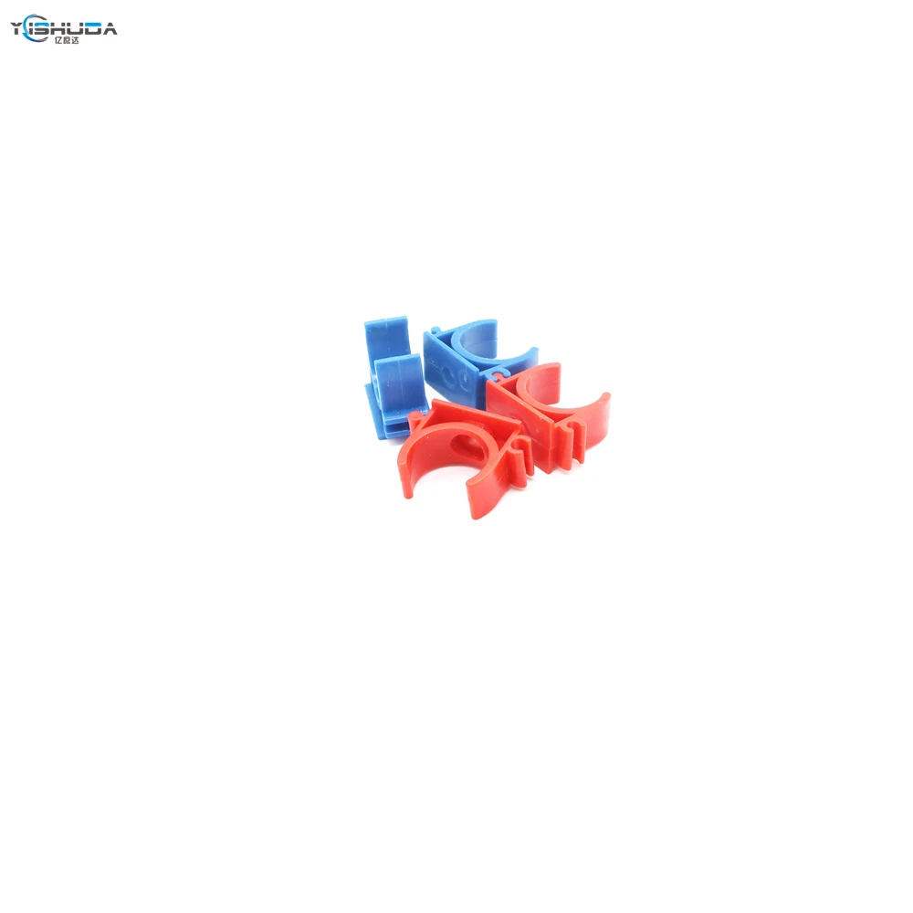 SONGZHI PVC-U red and blue pipe clamp forced code line fittings electrician U-shaped wall card genuine | Обустройство дома