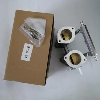 

DCOE 42 Twin 42mm Carburetor Throttle Bodies Body for dellorto Weber Solex EMPI