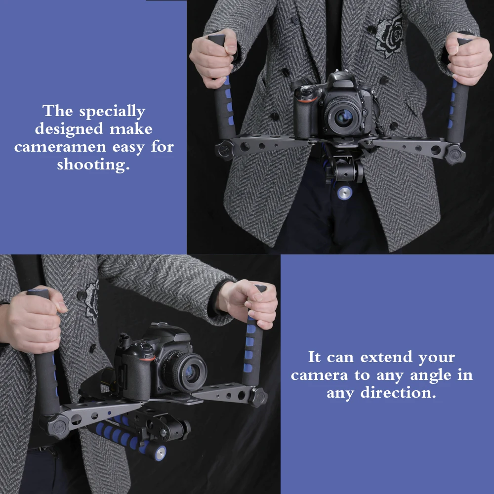 DSLR Rig Movie Kit Универсальный многофункциональный ручной карданный DSLR Filmmaking система плечевого крепления стабилизатор держатель камеры