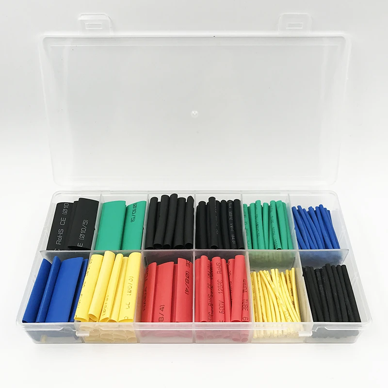 

280pcs Heat Shrink Tubing Insulation Shrinkable Tubes Assortment Electronic Polyolefin Wire Cable Sleeve Kit Heat Shrink Tubes