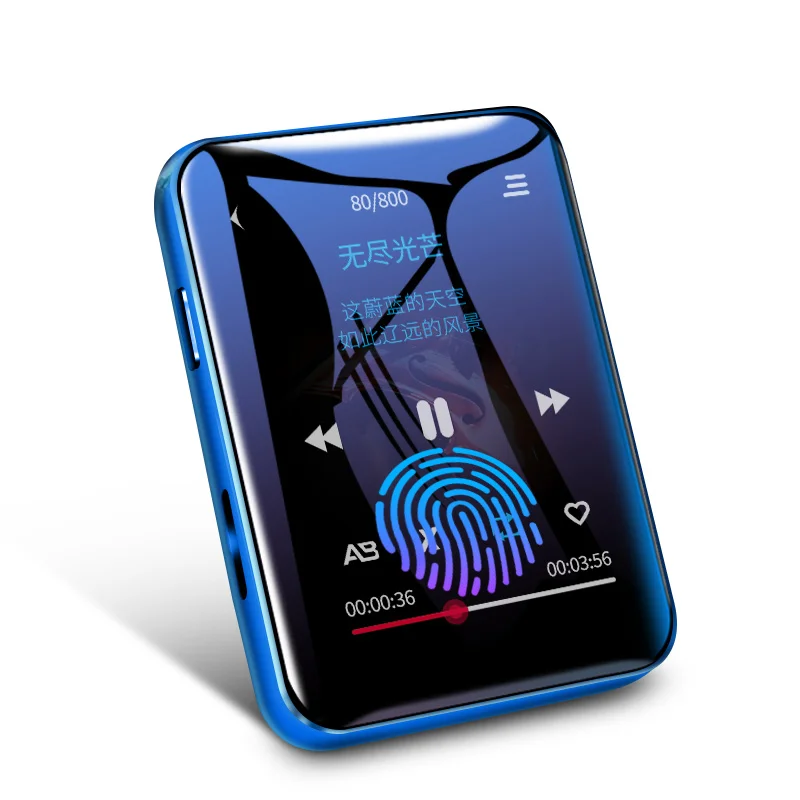 Original benjie x1 mp4 player Bluetooth 5.0 built-in speaker full screen touch radio recording e-book picture video playback