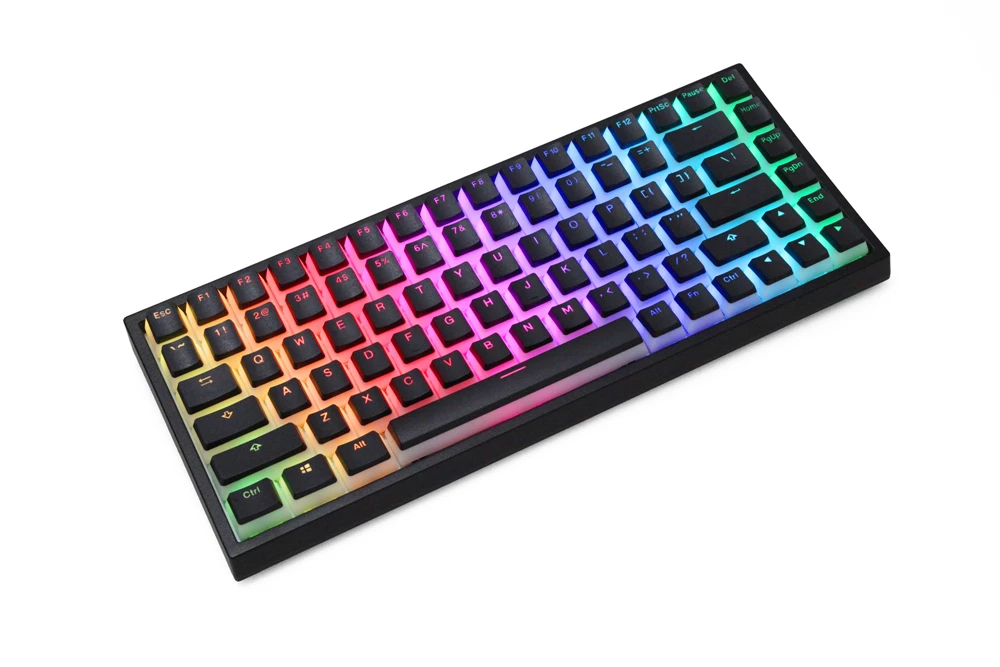 Pudim v2 Pbt Doubleshot Keycap Oem Retroiluminado para Teclado Mecânico Branco Preto G60 Poker 87 Tkl 104 108 Ansi Xd64 Xd68 - Imagem 3