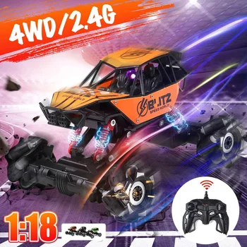 

2.4G High Speed Racing Climbing Car 1:18 Remote Control Electric Trucks 4WD Off Road RC Car Rechargeable Vehicles