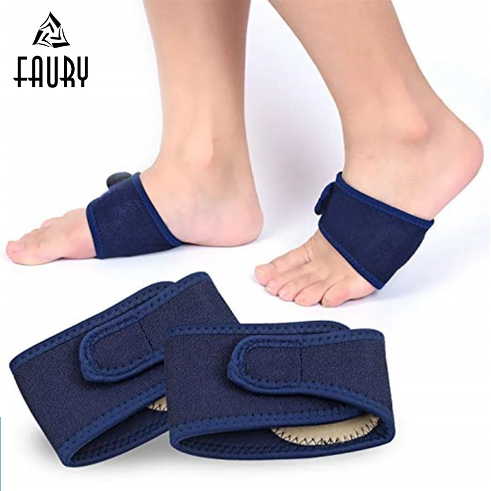 

1Pair Breathable Plantar Fasciitis Orthopedic Insoles Elastic Silica Gel High Arch Orthotics Bandage For Heel Foot Pain Relief
