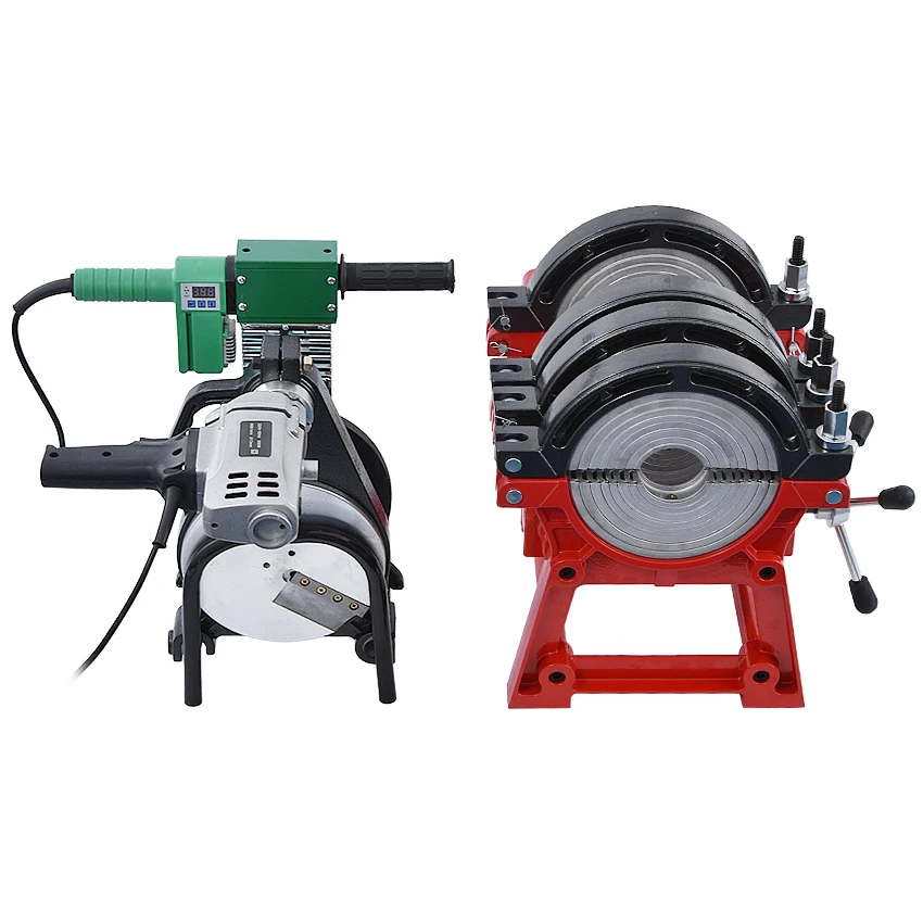 63-200 Manual Type Butt Welding Machine PE Fusion Welding Machine Pipe Hot Melt Machine Digital Display PE Butt Fusion Welder 4