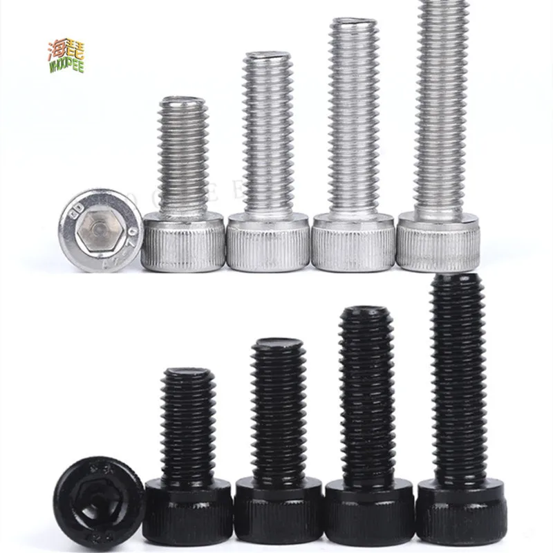 Tornillos De Cabeza Hexagonal DIN912 En Acero Inoxidable 304 - Tamaños M1.4, M1.6, M2