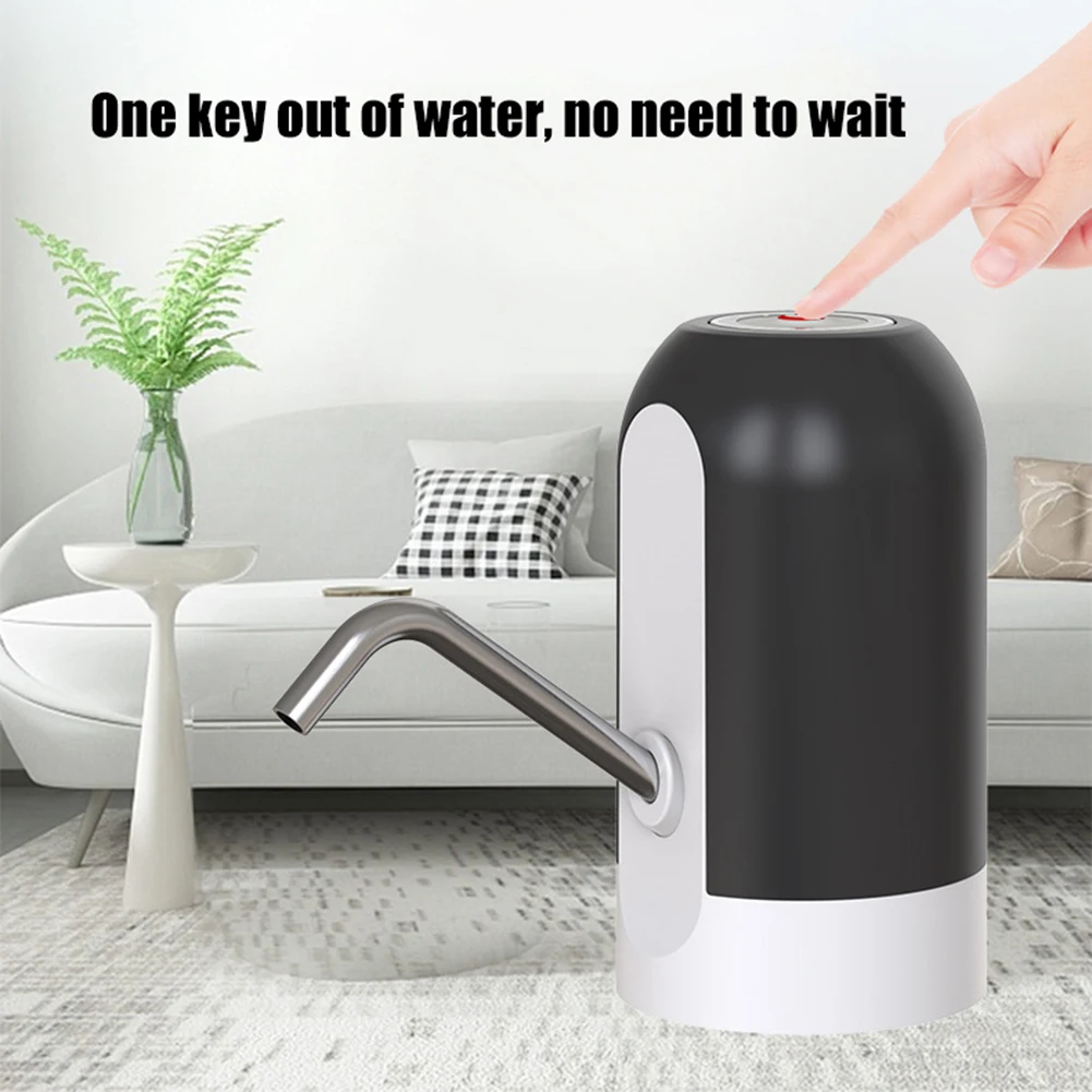 New Detachable Button Electronic Water Pump Dispenser for Office Home Camping Picnic