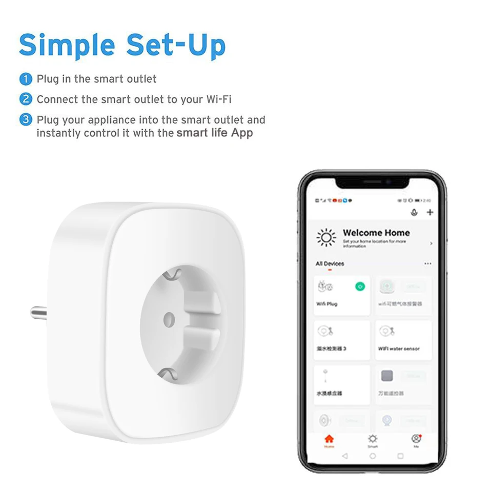 connect smart life plug to google home