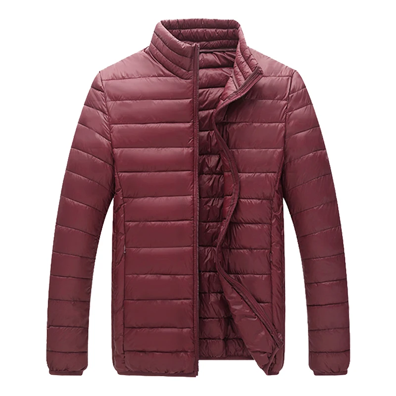 

2020 Winter Down Jacket Men's Warm Thick Coats Men Light Weight Fashion Casual Outwear Male Brand Clothing J6T802