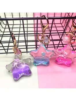 

Crystal Epoxy Resin Mold Love Heart Five-pointed Star Moon Shape Keychain Mould