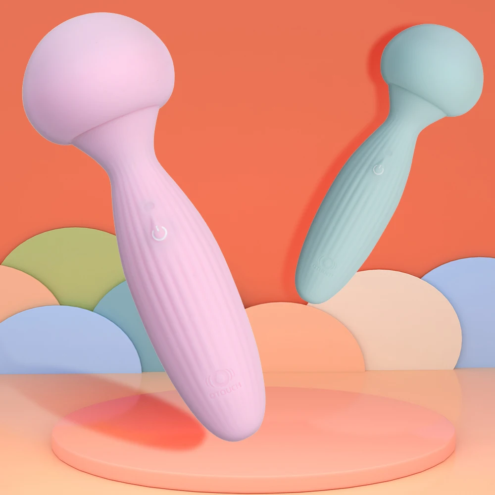 Vibratore a fungo AV con bastoncino per massaggio, stimolatore del clitoride, massaggiatore, vibratore per punto G a 7 frequenze, giocattolo sessuale r_voghion.com