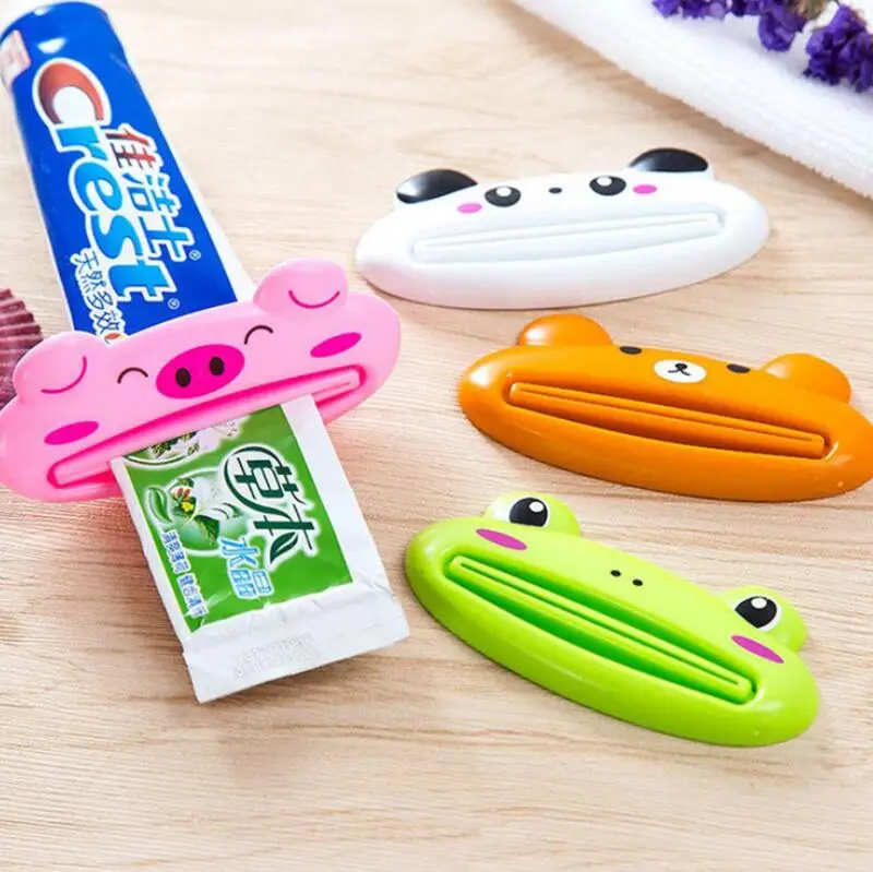 Home Commodity Bathroom Tube Toothpaste Dispenser Cute Animal multifunction toothpaste squeezer LX8731