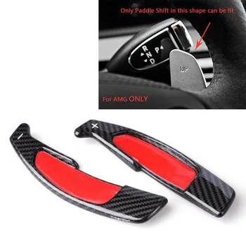 

Car Steering Wheel Shifter Shift Paddle Extension For Mercedes-Benz C E G E S CLA CLS GLA Class SL63 G63 A45 AMG Carbon Fiber