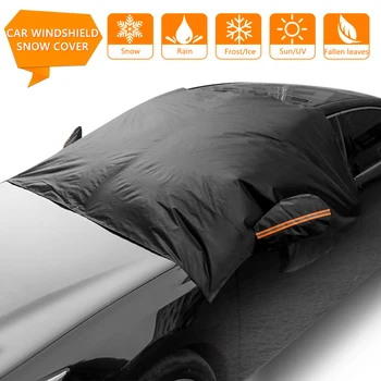 

Car Covers SUV Windscreen Cover Magnetic Windshield Snow Ice Sun Shade Auto Protect Exterior Accessories Silver 215x125x2cm