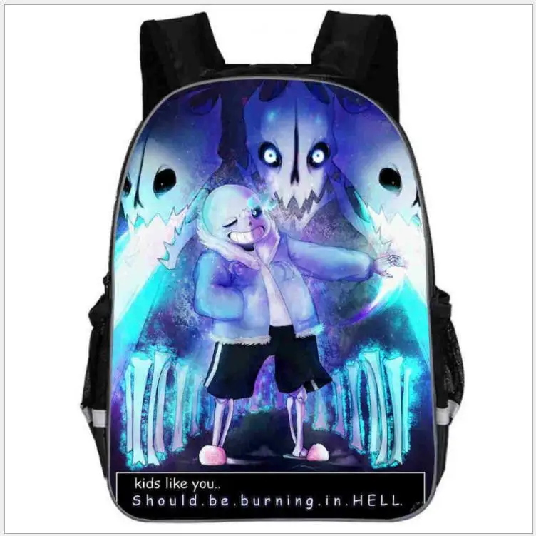  11/13inch Anime Undertale Backpack for Girls Boys Book Bag kindergarten mochila Travel Bag Undertal - 4000050300064