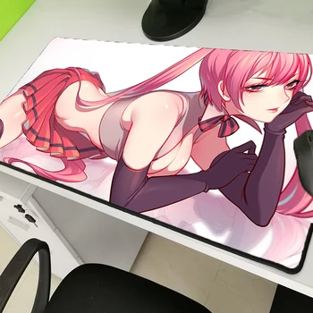 

Yuzuoan Anime Sexy Girl Mousemat Large Size Decorative Desktop Mousepad Natural Rubber Seaming Mouse Pad Lol Csgo Data2