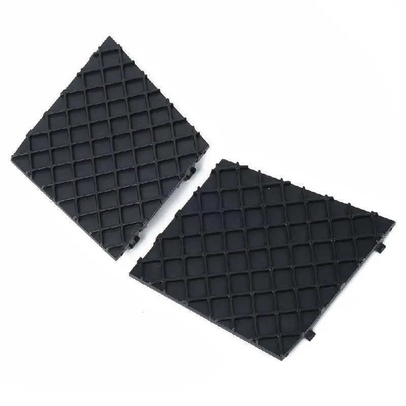 Black Front Bumper Lower Mesh Grill Trim Cover Pair Left Right For BMW E60 E61 M Sport Exterior Accessories Replacement Parts