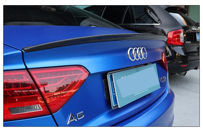 Для Audi A5 карбоновый спойлер заднего бампера 4 дверный седан 2009 2016 S5 Стиль