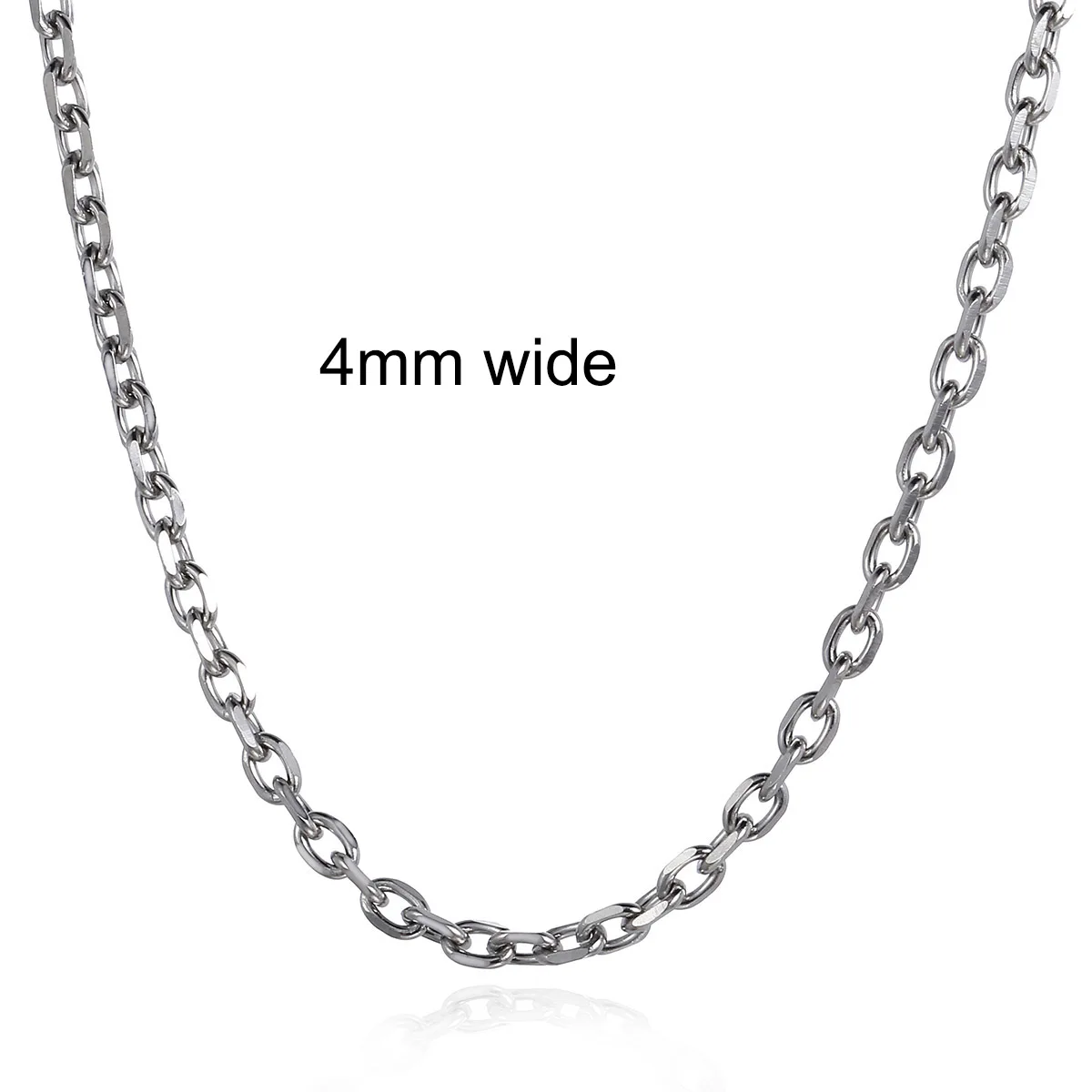 送料税込【King Ice】5MM STAINLESS STEEL STRAND ROLO CHAIN ☆