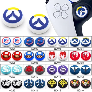 

Overwatch Silicone Thumb Stick Grip Cap Joystick Cover Case For Sony Dualshock 5/4/3 PS5 PS4 PS3 Xbox 360 Switch Pro Controller